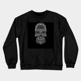 Electroluminated Skull - Iridize Crewneck Sweatshirt